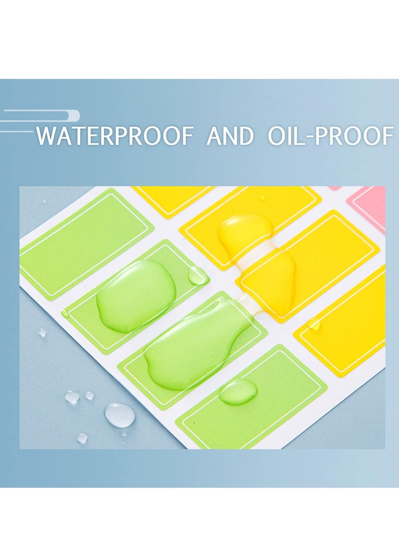Chielor Chielor Color Waterproof Labels Stickers,560 Pcs Adhesive Waterproof Removable Name Label Stickers Storage Bins, Folder Labels,Bottle Labels,Baby Daycare,Kids School Supplies,Home Office Organization  - Image 5