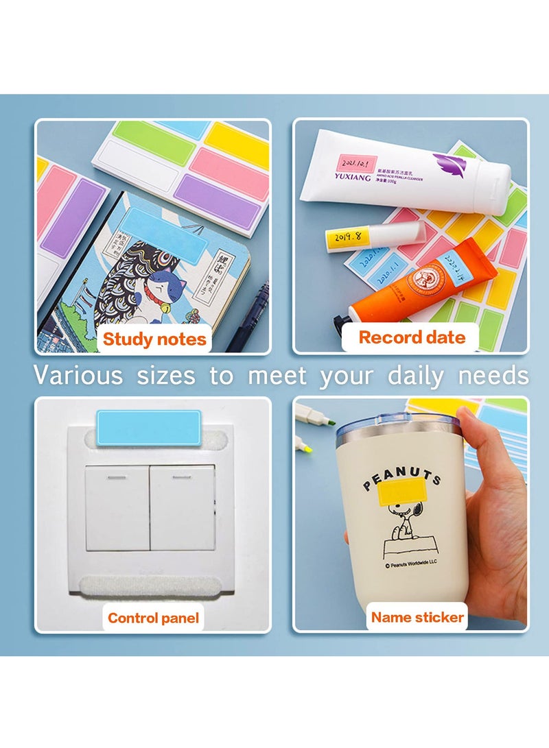 Chielor Chielor Color Waterproof Labels Stickers,560 Pcs Adhesive Waterproof Removable Name Label Stickers Storage Bins, Folder Labels,Bottle Labels,Baby Daycare,Kids School Supplies,Home Office Organization  - Image 3