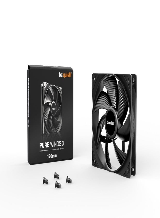 be quiet! Pure Wings 3 120mm Quiet Case Fan | High top-end Speed | Low Minimum RPM | Optimized Fan Frame with Extraordinary Air Pressure | BL104 - Image 3