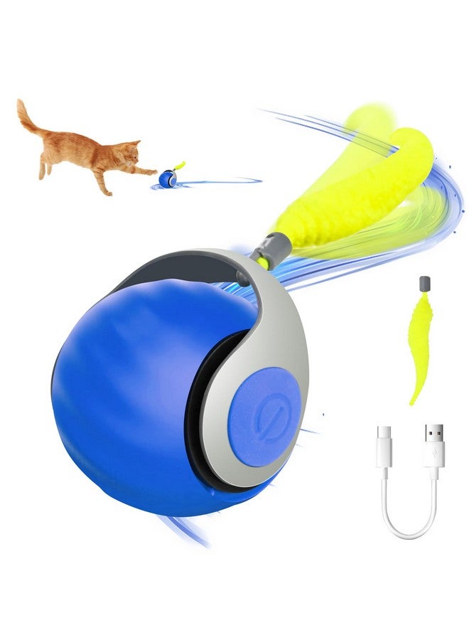 Interactive Cat Toy Ball, Automatic Interactive Cat Toys for Indoor Cats, Can be Used on Carpets, Motion Activated Toys to Keep Them Busy - Image 1