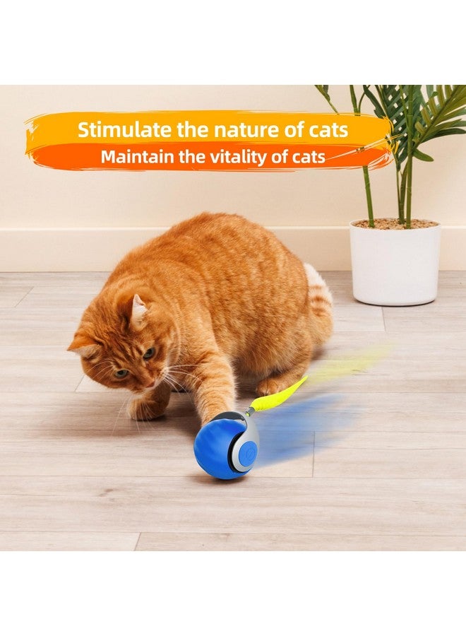 Interactive Cat Toy Ball, Automatic Interactive Cat Toys for Indoor Cats, Can be Used on Carpets, Motion Activated Toys to Keep Them Busy - Image 4