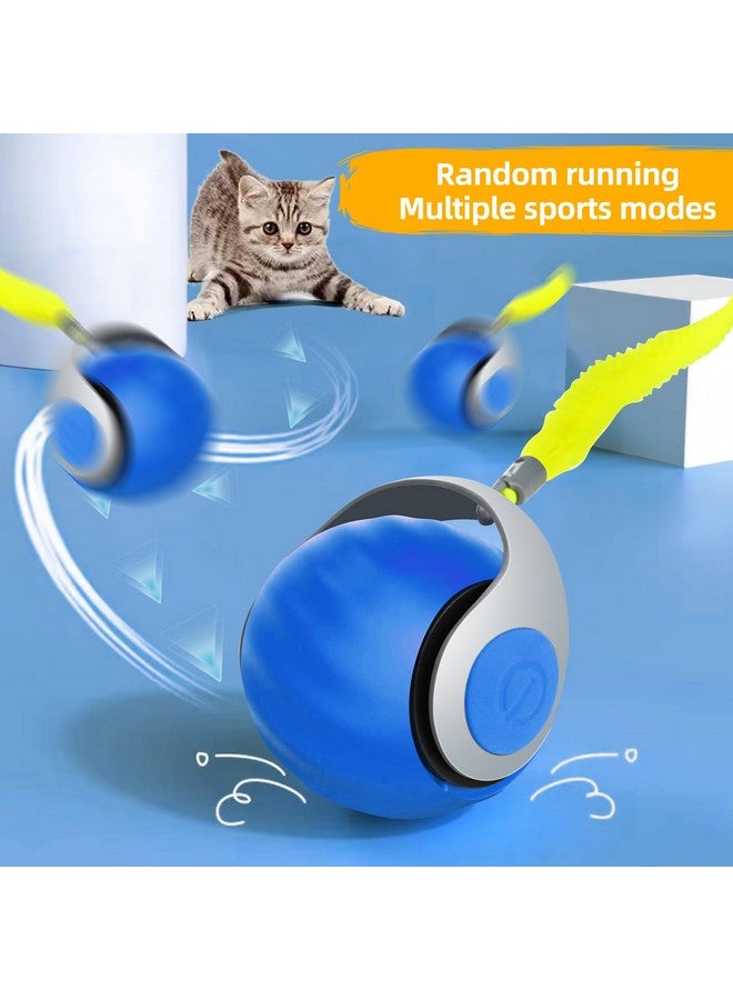 Interactive Cat Toy Ball, Automatic Interactive Cat Toys for Indoor Cats, Can be Used on Carpets, Motion Activated Toys to Keep Them Busy - Image 2