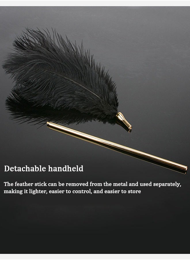 Ostrich Feather Dust Collector, Soft & Flexible, 100% Pure Ostrich Feathers (43.5cm)