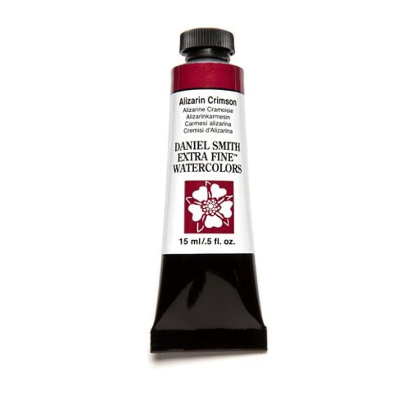 Daniel Smith Extra Fine Watercolor 15ml Paint Tube, Alizarin Crimson (284600004), 0.5 Fl Oz (Pack of 1) - Image 1