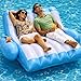 4E's Novelty 4Es Novelty Two Person Inflatable Pool Recliner Adult Pool Lounger Float with Cup Holder Heavy Duty Lounger for Adults Floating Recliner Blow Up Floaties Water Floaty Lake Beach Tanning Float - Image 3