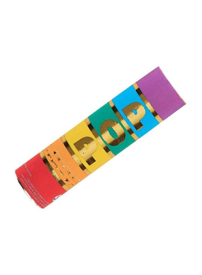 NIBEMINENT Rainbow Biodegradable Confetti Canon 15x4cm - Image 1