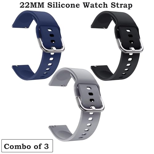 ADAMO 22Mm Watch Strap Compatible For Phoenix Ultra/Phoenix/Pulse 2/Xtend Pro/Xtend Call And All 22Mm Wristwatch And Smartwatches, Multicolor - Image 2