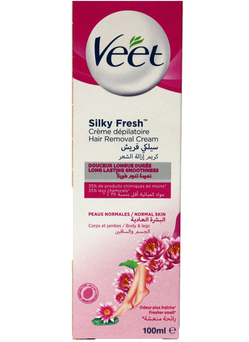 Veet - Veet Normal Skin Hair Removal Cream, 100g - Image 1