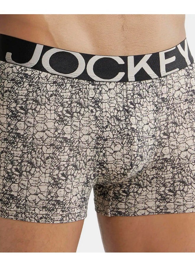 JOCKEY - Jockey Men's Cotton Trunks (Pack of 1) (IC30_String Base Printed_Small_Multicolor_S) - Image 1