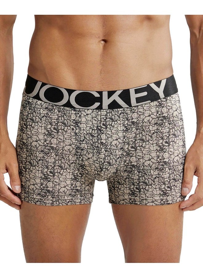 JOCKEY - Jockey Men's Cotton Trunks (Pack of 1) (IC30_String Base Printed_Small_Multicolor_S) - Image 1