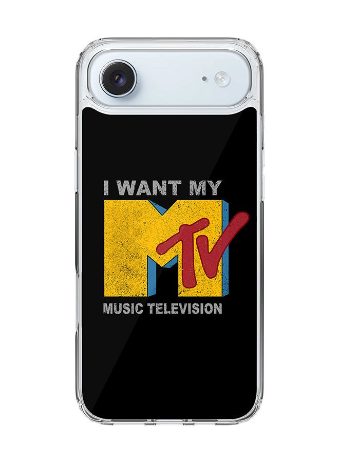 Classic Clear MagSafe Case for iPhone 17 Air , Hybrid Soft Case Flexible Edges Anti Drop TPU PC Gel Thin Transparent Cover [ Designed for iPhone 17 Air ] - I want my mtv