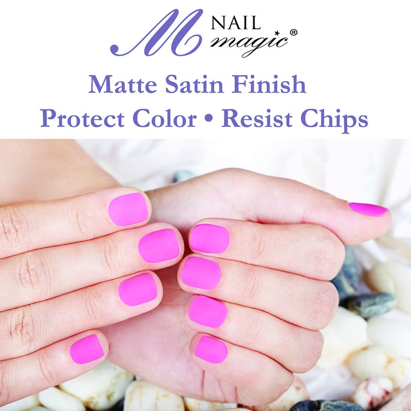 Nail Magic MATTE Satin Finish Top Coat - Image 2