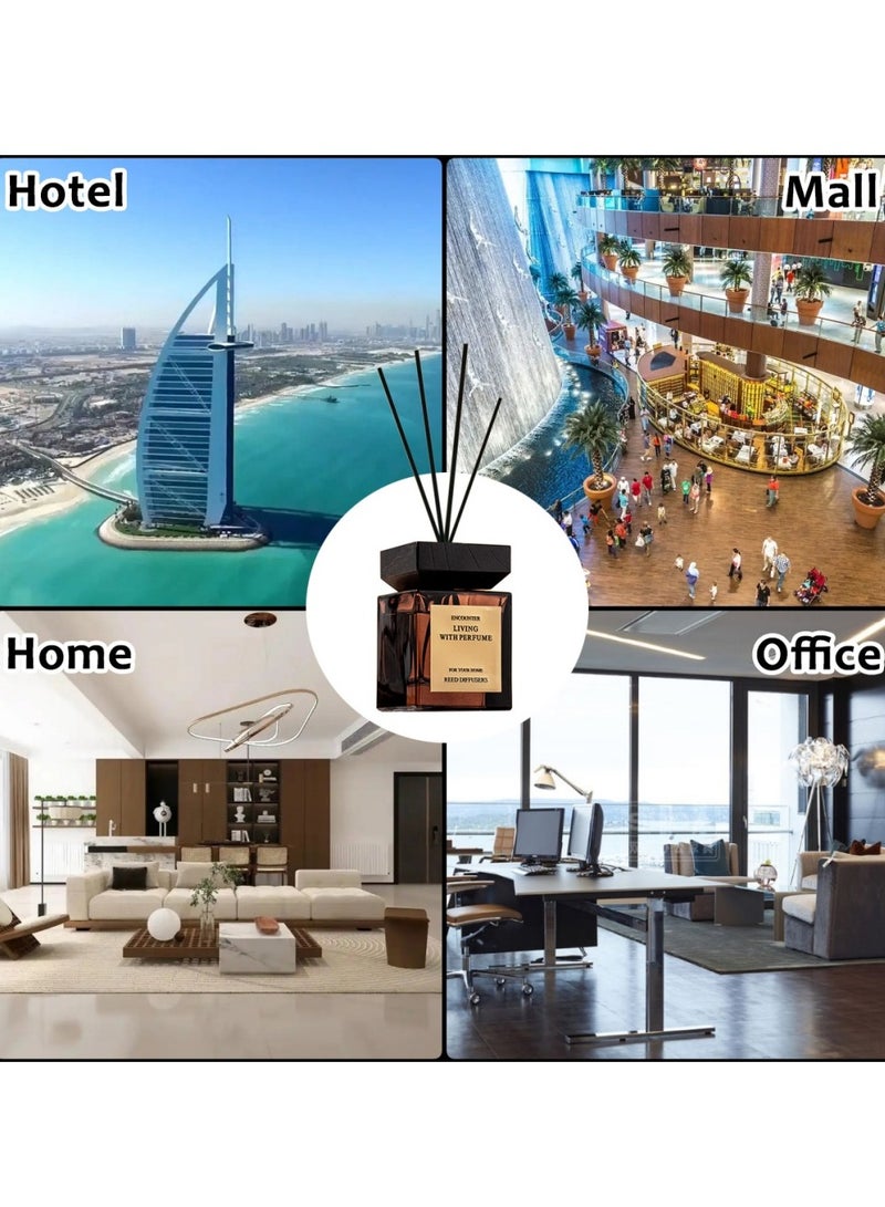 سان هان مجموعة معطرات الجو من القصب سعة 200 مل: معطر جو بمزيج من شاي الزن، معطرات جو تدوم طويلًا، للمنزل، غرفة النوم، الحمام، المكتب (تركيز 10%) - Image 5