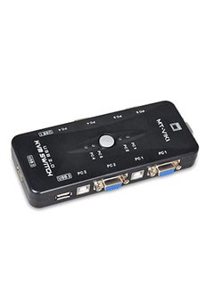 Generic 4-Port HD USB 2.0 KVM Switch Box for PC/Monitor/Keyboard/Mouse Control  - Image 1