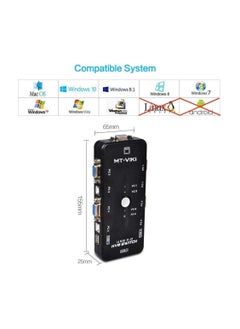Generic 4-Port HD USB 2.0 KVM Switch Box for PC/Monitor/Keyboard/Mouse Control  - Image 4