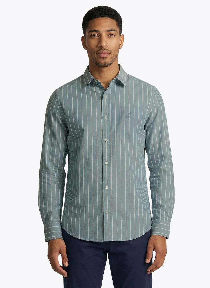 نوتيكا Men's Dyed Long Sleeve Shirt