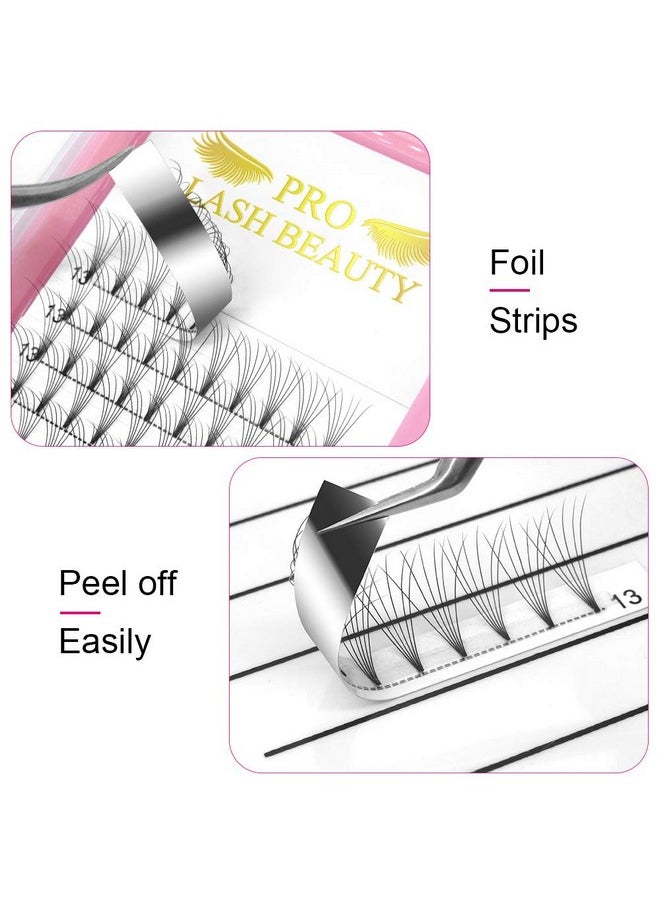 PRO LASHBEAUTY Premade Volume Eyelash Extensions 6D-C-0.07-12 Short Stem Premade Fans Eyelash Extensions 9 To 20 Mm Volume Lash Extensions .07 .10 Pre Made Lash Fans C D Curl (6D-C-0.07,12Mm) 