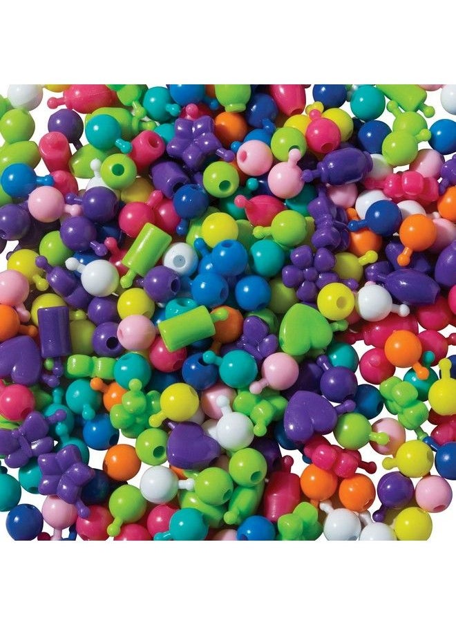Creativity Street Pop Beads Assorted Colors Assorted Sizes 300 Pieces  - Image 4