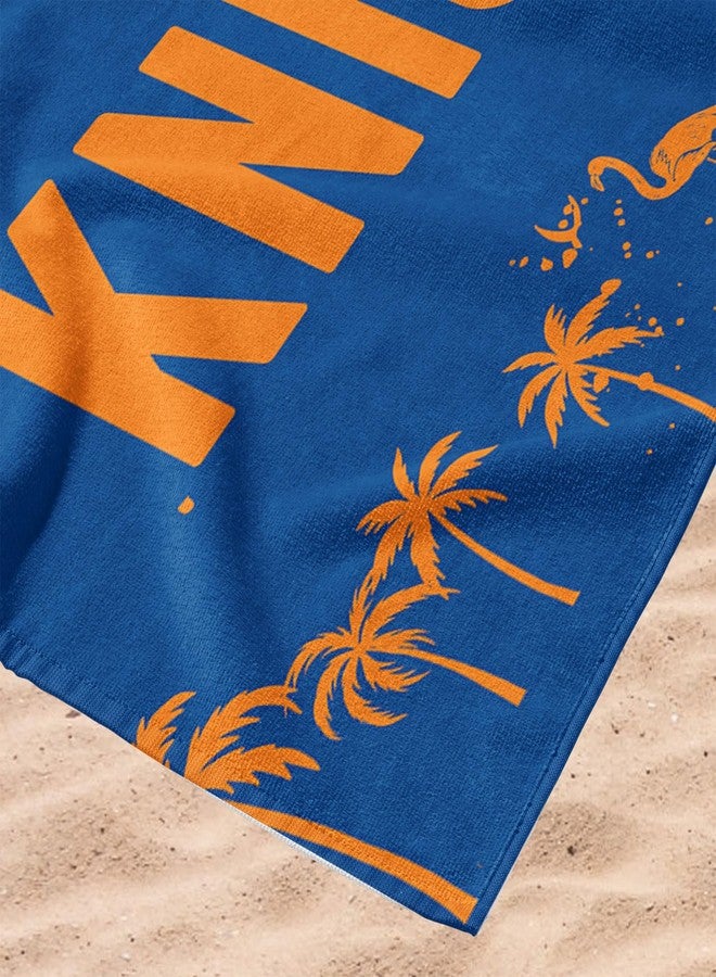 Northwest NBA New York Knicks Beach Towel, 30" x 60", Tide - Image 5