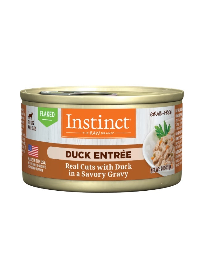 Instinct Flaked Duck Entrée Wet Cat Food - 3OZ - Image 1