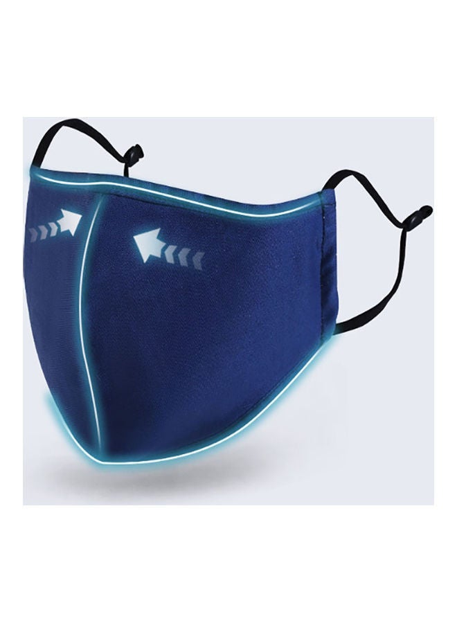 NIBEMINENT Cotton Protective Mask Blue 22x14cm  - Image 2