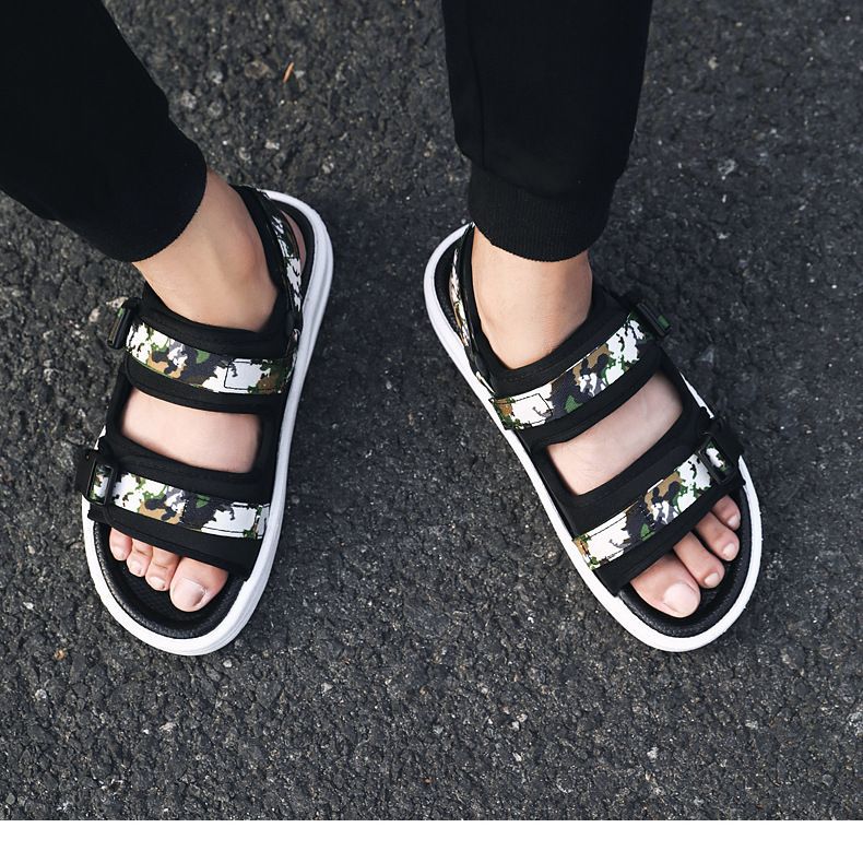 New Summer Sandals Men'S 2023 Dual-Use Men'S Wear-Resistant Outdoor Beach Fashion Shoes Non-Slip Sandals Large Factory - Image 3