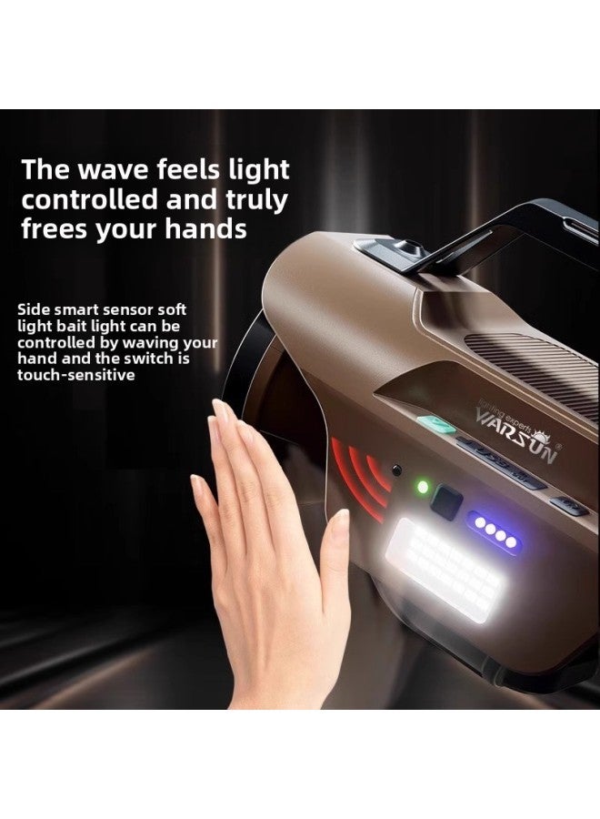 إسكدنيا Warsun Wolsen H806 Night Fishing Light Laser Blue Light Cannon Fishing Light Strong Light Super Bright Fishing Special High Power-Color:H806 Single Light - Image 5