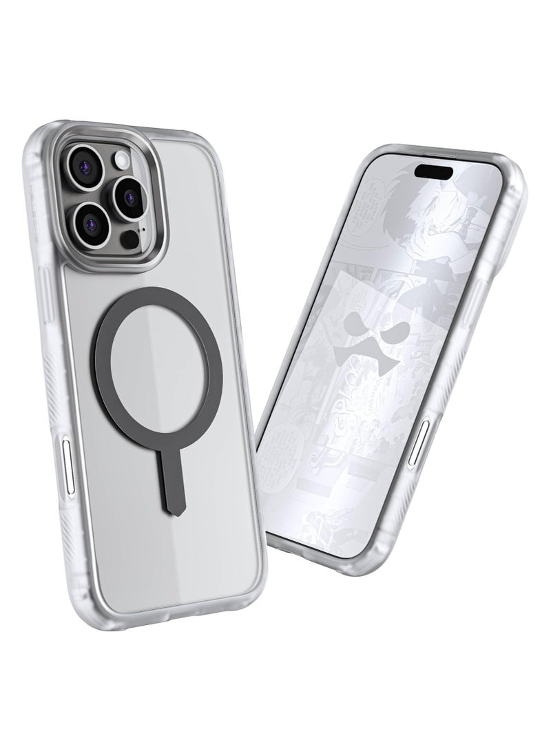 GHOSTEK حافظة آيفون 16 برو ماكس الشفافة، متوافقة مع آبل ماغسيف، حافظة سيليكون رفيعة مضادة للصدمات، 6.9 بوصة، مات شفافة - Image 1