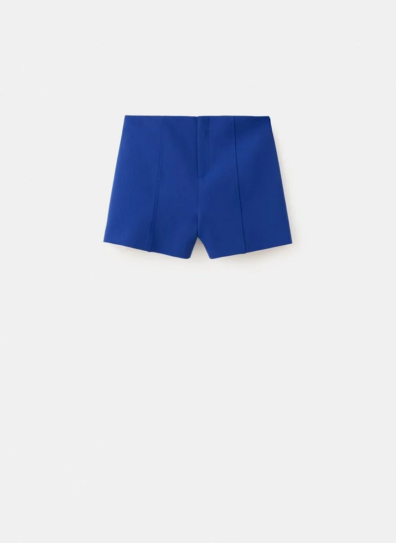 Mango 52-AZUL Plain Short Tab-Top Curtains for Women | Best Price UAE