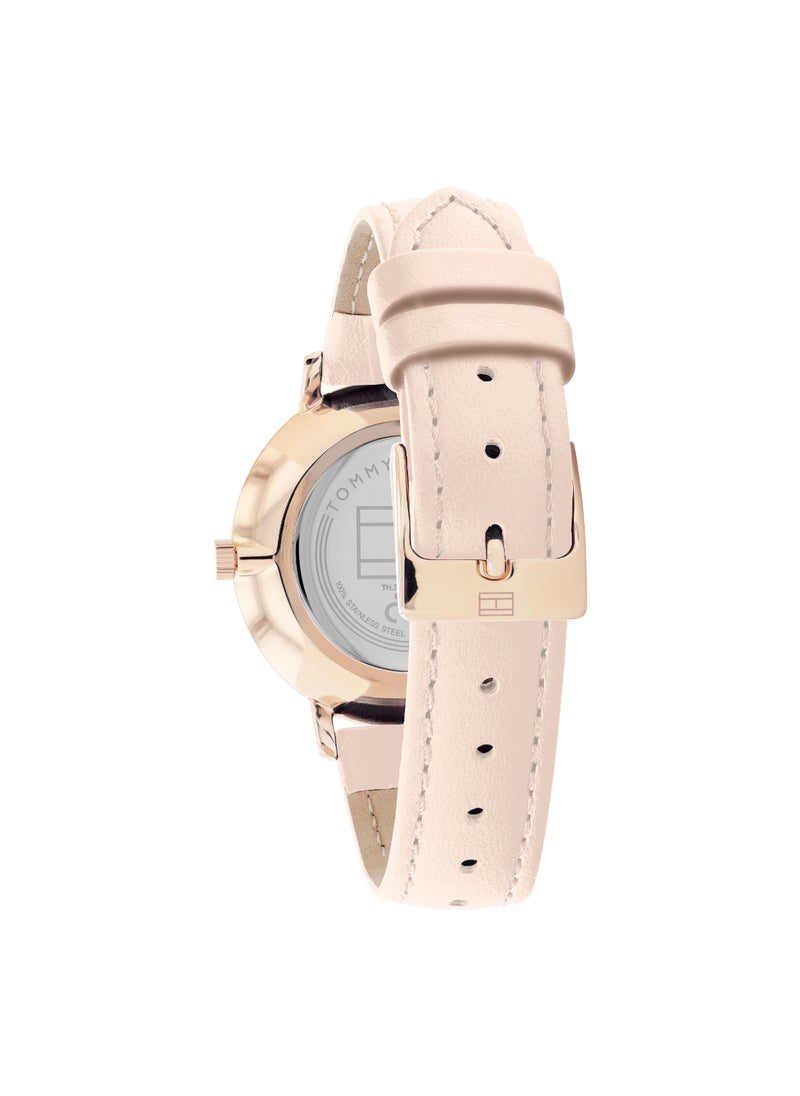 TOMMY HILFIGER Round Analog Women's Carnation Gold Case Watch - 1782734  - Image 3
