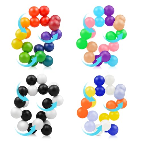 Yrissmiss Easter Basket Stuffers Gifts for Kids Boys Girls Yrissmiss 4PCS Autism Sensory Toys for Autistic Children Quiet Fidget Toys for Adults Kids Ages 35 - Image 1