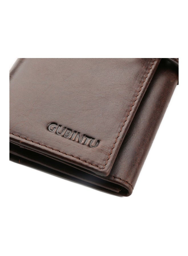 NIBEMINENT Leather Wallet Coffee  - Image 5