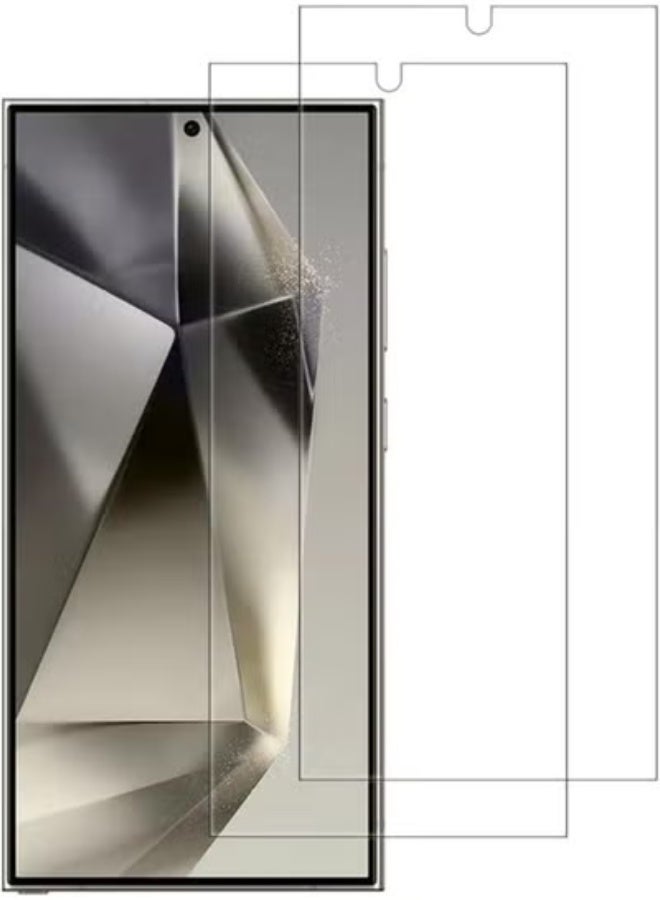 Raxoom 2-Pack HD Clear Ceramic Screen Protector for Galaxy S24 Ultra 6.8-Inch â€“ 9H Hardness, Anti-Scratch, Bubble-Free, High Transparency Screen Guard â€“ Durable, Smooth Touch Film, Full Coverage, Easy to Install, Case Friendly Protective Shield - Image 2