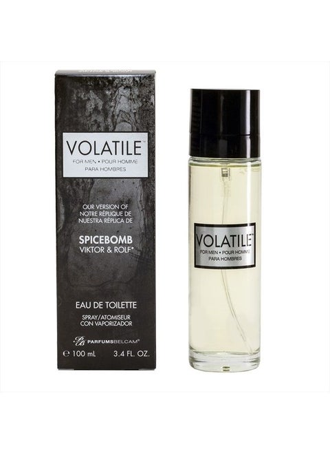 Volatile for Men version of Viktor & Rolf Spicebomb, 3.4 Fl Oz EDT Spray, Fruity