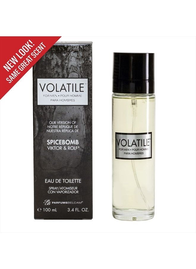 PB ParfumsBelcam - Volatile for Men version of Viktor & Rolf Spicebomb, 3.4 Fl Oz EDT Spray, Fruity - Image 1
