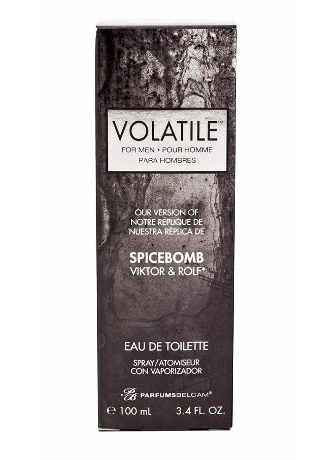 PB ParfumsBelcam - Volatile for Men version of Viktor & Rolf Spicebomb, 3.4 Fl Oz EDT Spray, Fruity - Image 1