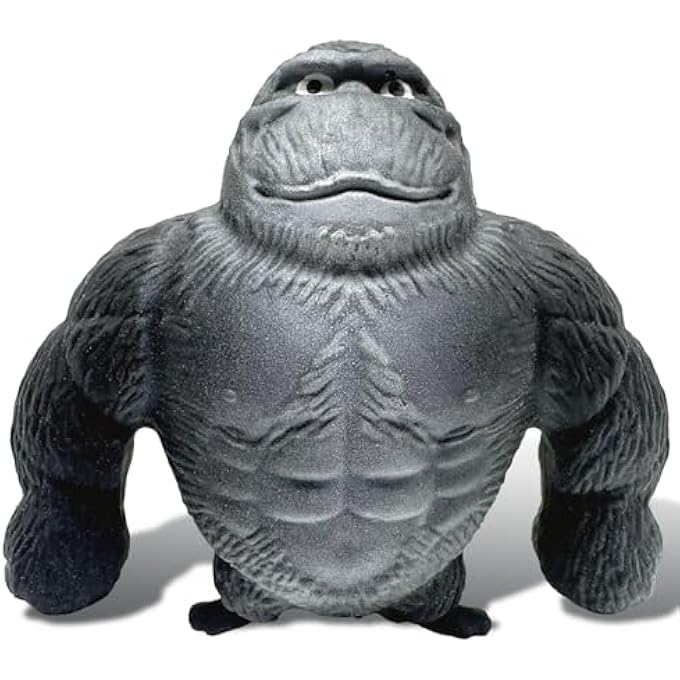 AiSiXin Squishy Monkey Toys For Kids And Adults, Stretchy Moneky Stress Balls Squeeze Toys, Animals Sensory - Gorilla Decompress Fidget Party Favors, Easter Basket Stuffers - Image 1