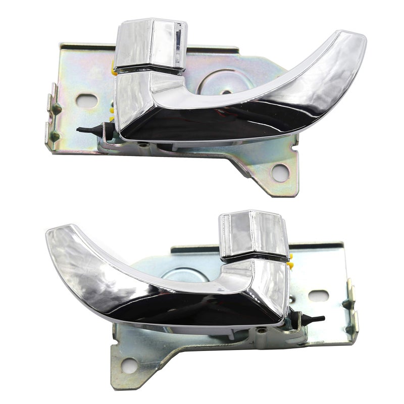 2Pcs Inside Front Left Right Pair Chrome Door Handle for Kia Sorento 2003 2009
