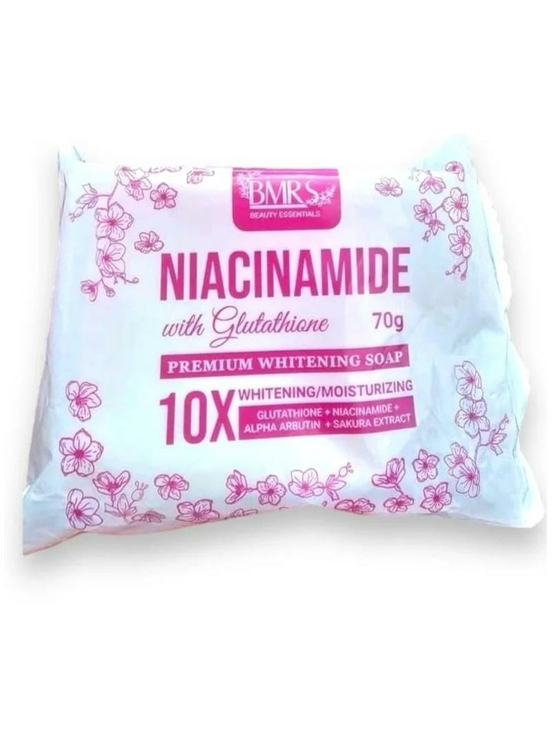 BMRS Niacinamide Premium Whitening Soap 70g - Image 1