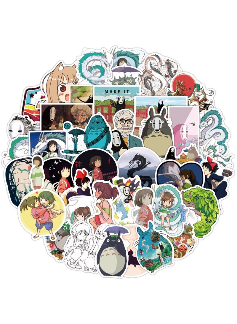 general 50-Piece Spirited Away Cute Vinyl Waterproof Sticker - Image 1