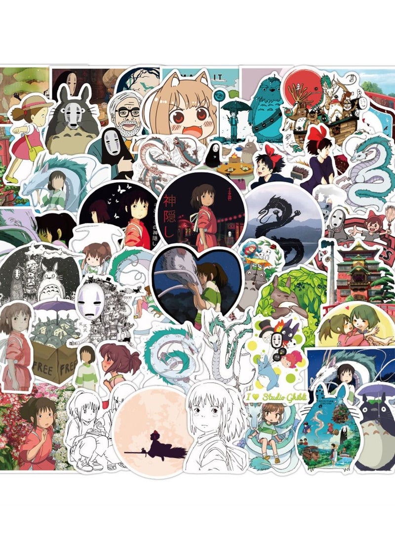 general 50-Piece Spirited Away Cute Vinyl Waterproof Sticker - Image 2