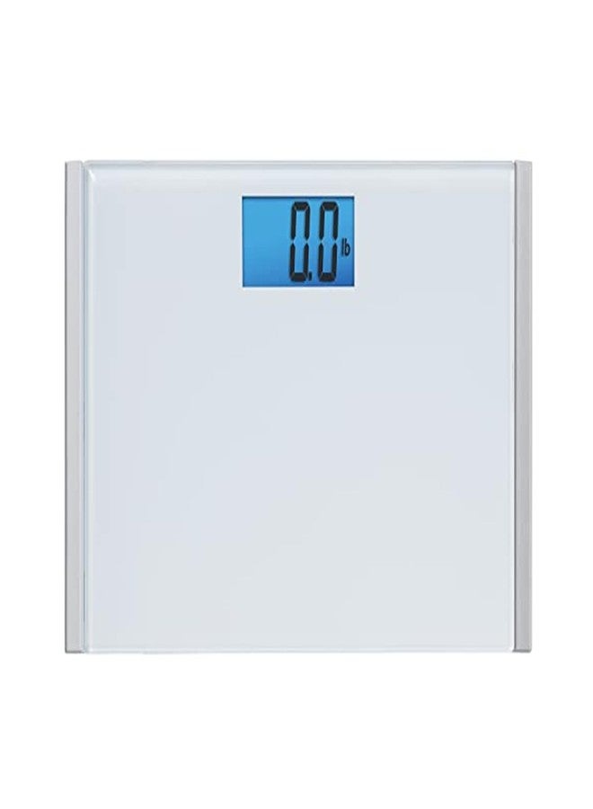 EatSmart Eat Smart Precision Plus Scale, Wide Body Bath Scale for Body Weight, White - Image 1