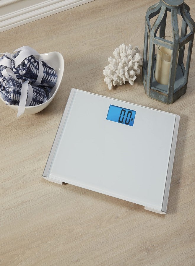 EatSmart Eat Smart Precision Plus Scale, Wide Body Bath Scale for Body Weight, White - Image 5