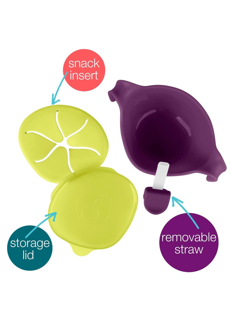 Generic Baby Feeding Dish Spill Proof with Flexible Silicone Straw, 240ml Baby Feeding Dish with Suction Cup and Lid Set, BPA Free and Safe for Infants and Toddlers  - Image 3
