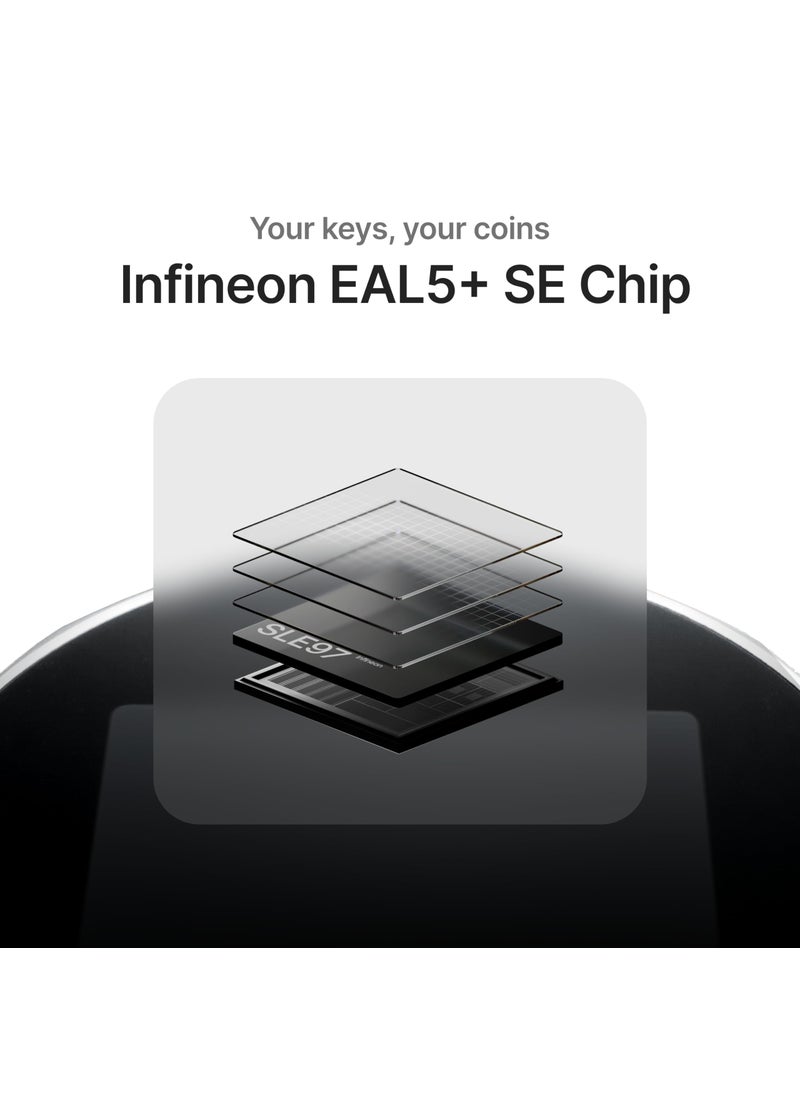 SecuX SecuX V20 - Most Secure Crypto Hardware Wallet w/Bluetooth & NFT Support - Cross Platform - Easily Manage Your Bitcoin, Ethereum, BTC, ETH, SOL, LTC, Doge, BNB, Dash, XLM, ERC20, BSC and More  - Image 3