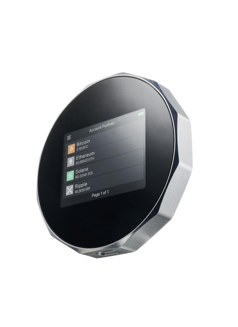 SecuX V20 - Most Secure Crypto Hardware Wallet w/Bluetooth & NFT Support - Cross Platform - Easily Manage Your Bitcoin, Ethereum, BTC, ETH, SOL, LTC, Doge, BNB, Dash, XLM, ERC20, BSC and More