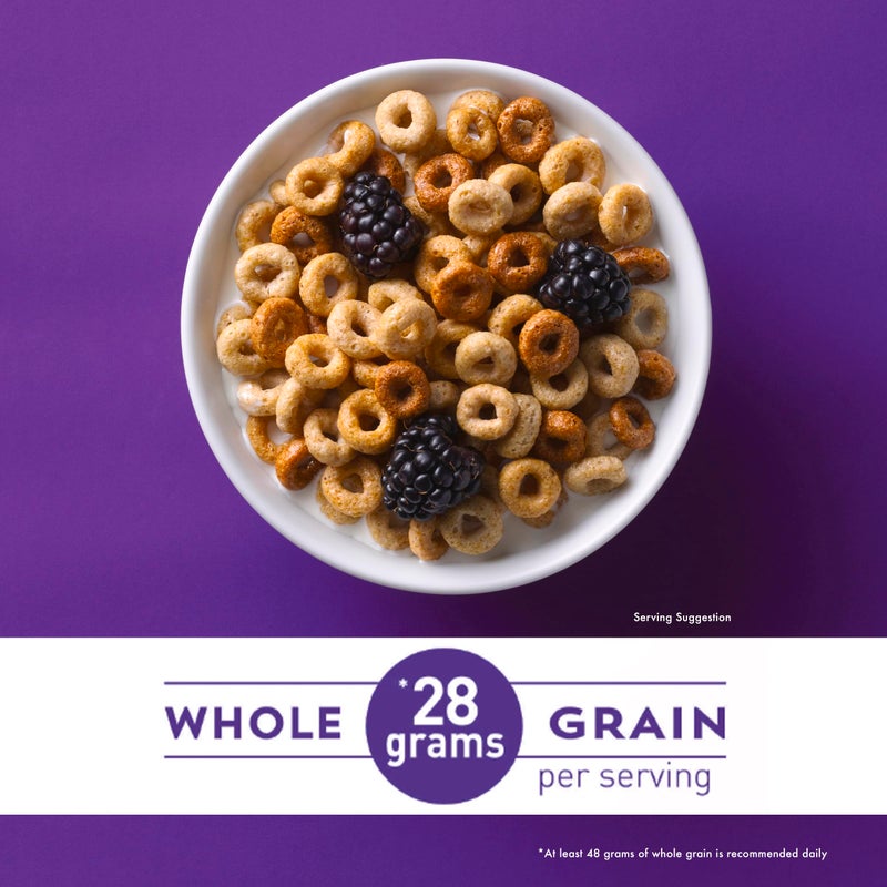 Cheerios Multi Grain Cheerios, Heart Healthy Breakfast Cereal, Gluten Free, Family Size, 18 oz - Image 5