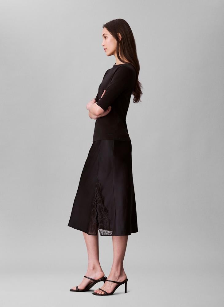 CALVIN KLEIN Causal Midi Fit & Flare Skirts - Image 3