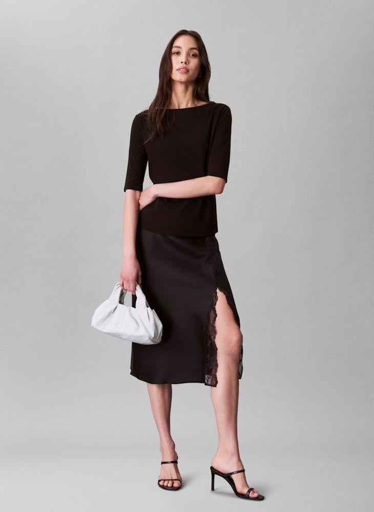 CALVIN KLEIN Causal Midi Fit & Flare Skirts - Image 5