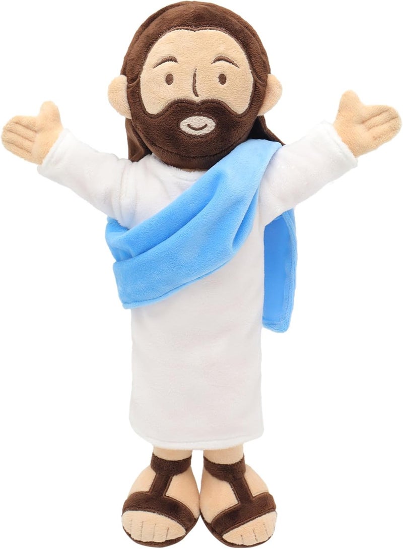 Yelakey 13 Jesus Plush Jesus Stuffed Doll Plushie for Easter Christmas Church Brown - Image 2